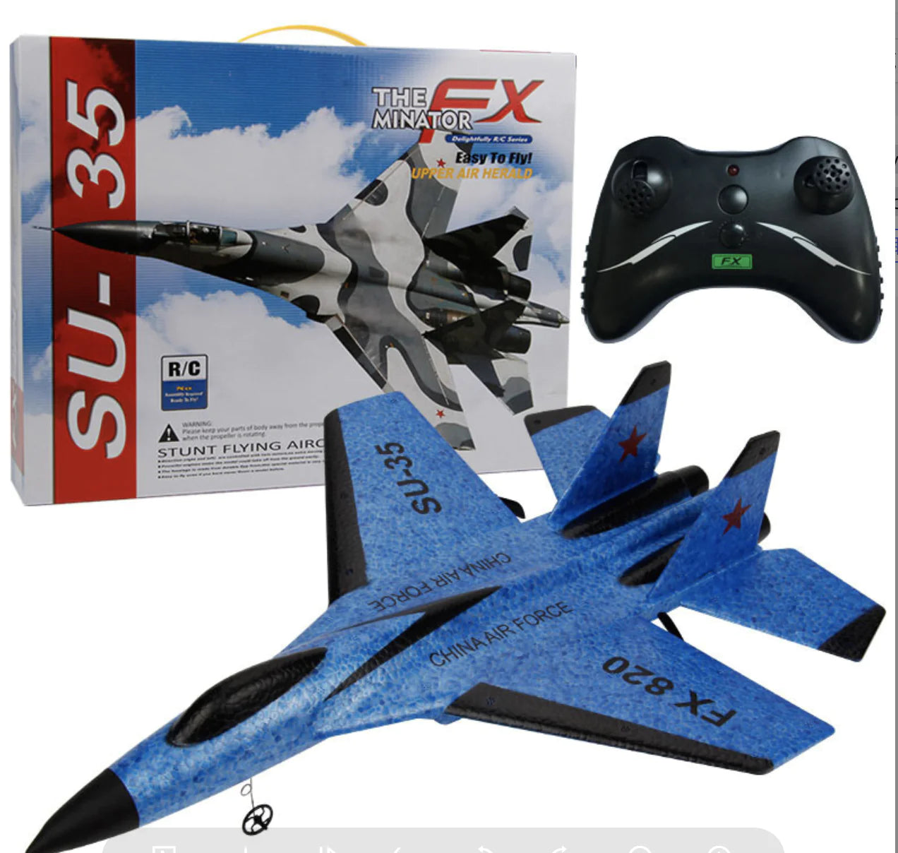 FX820 Electric Remote Control Mini Fighter Plane Model